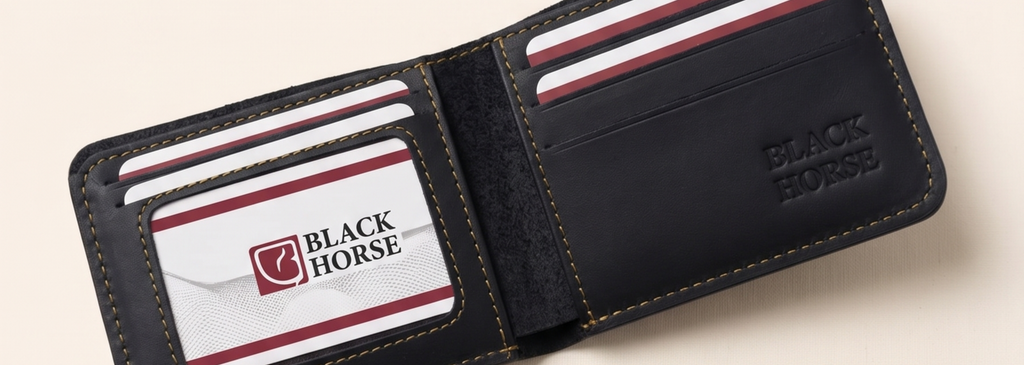 The Heritage Bifold — Black